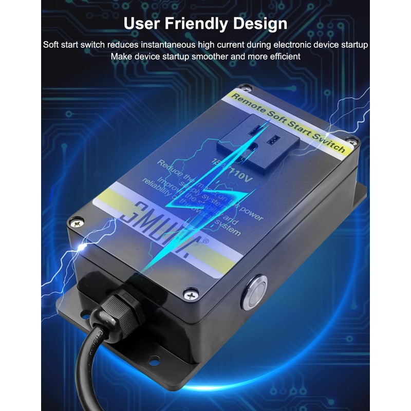 110V Automatic Vacuum Switch, Wireless Remote Control Outlet for Dust