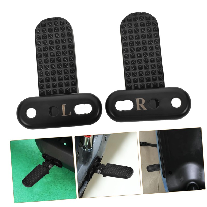 Mobestech 1pair Electric Moped Foot Pegs Rear Footrest for Electric
