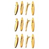 Set of 12 Gold Colour Mini Hair Clip/Hair Clip