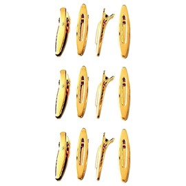 Set of 12 Gold Colour Mini Hair Clip/Hair Clip
