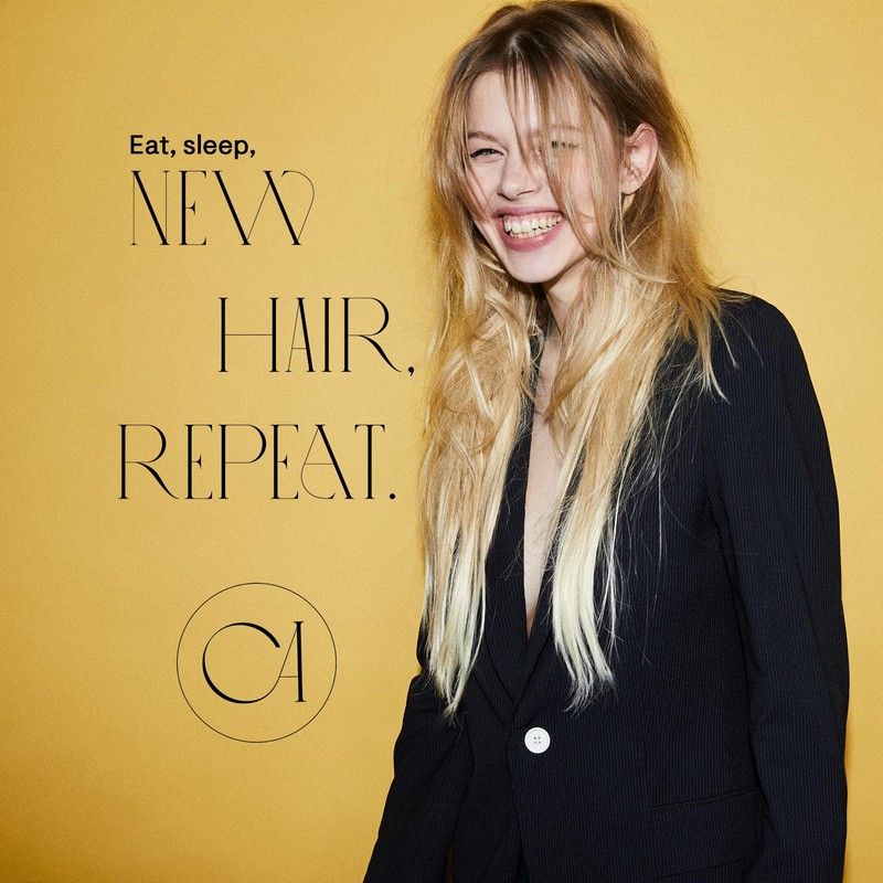 CAISHA 50cm 1 Tresse Extension mit Gummiband Extensions Haarverlängerung Haarteil