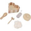 Set de exfoliación corporal y cuidado personal Pongnas con esponja,