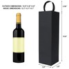 RYDDOY Wine Gift Box, 12.8x3.7x3.7 Inches Black Wine Bottle Boxes