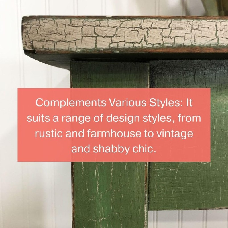 Crackle Medium for Chalk Style Paint, Rustic Shabby Chic Furniture