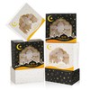 DPKOW 12pcs Eid Mubarak Boxes with Window, Eid Party Boxes