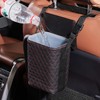 Car Trash Can / Car Garbage Bin / Black /