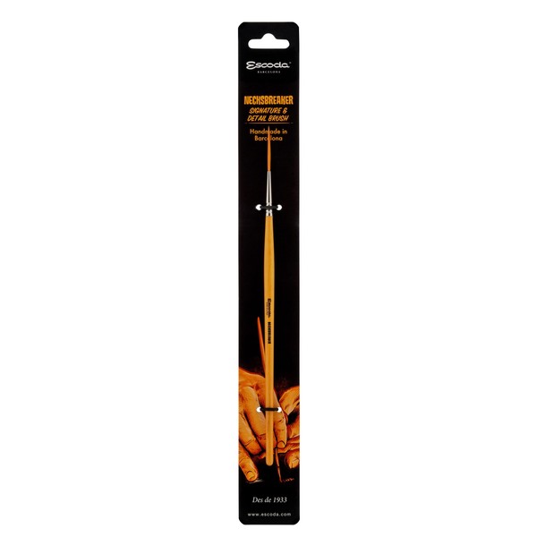 Escoda Necksbreaker Series Signature & Detail Artist Paint Brush, Short