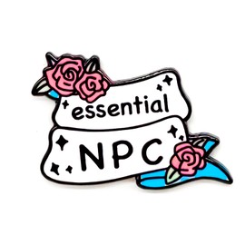 Essential NPC Pins - Fun Series - Enamel Lapel Pin - Plated Badge for Clothing, Bags, and Lanyards