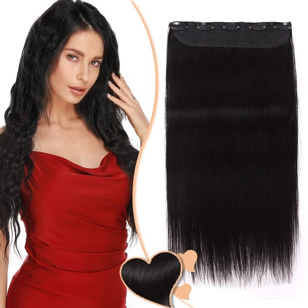 Clip in Extensions Human Hair Extensions Remy Human Hair 1 Weft Cheap Human Hair, Hair Thickening