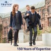Trutex Girls Cardigan, 100% Cotton, Long Sleeve, V-Neck, Kids School