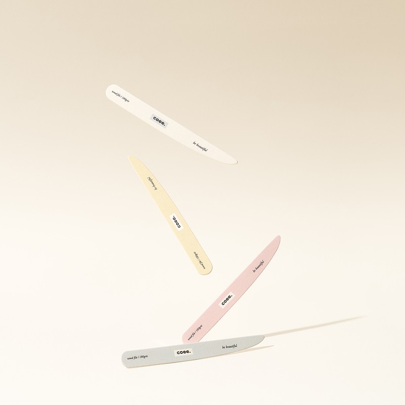 Koi Full Color Long-Lasting Korean Double-Sided Nail File 180 Grit,