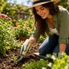 Handheld Dandelion Puller for Garden Weeding – Steel V-Fork Weed