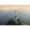 5x3ft Christ The Redeemer in Rio de Janeiro Brazil Backdrop