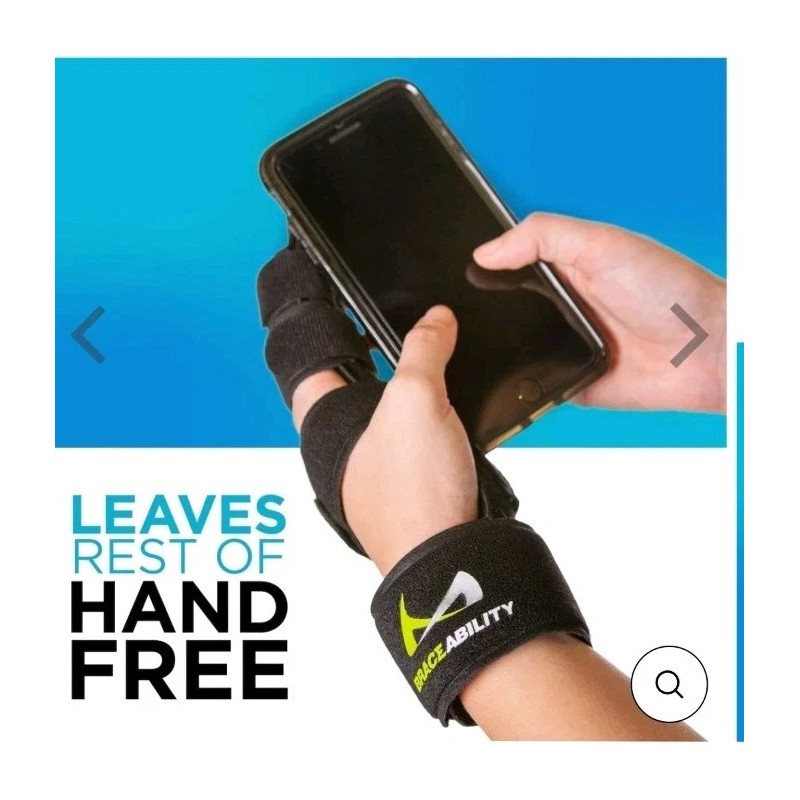 Braceability Finger Immobilizer Splint for Index, Middle, Ring or Pinky