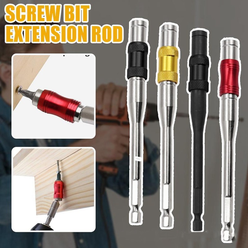 5Pcs Drill Bit Extension 1/4in Hex Shank Magnetic Screwdriver Bit