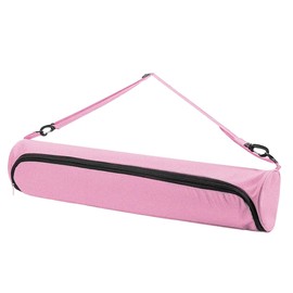 TAPfit Floor Carry Bag Yoga Mat Bag Yoga Mat Carrier Bag Portable Yoga Mat Carrier Bag for Most Yoga Mats with Storage Pockets with Adjustable Strap (Pink)