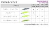 DAIWA Shoreline Shiner Z Set Upper 125SDR Matte Transparent Chart