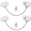eSynic Fridge Locks Popular 2Pcs Fridge Locks Refrigerator Locks Children