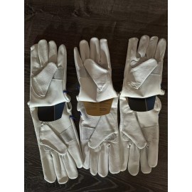 Blue Hawk 3 pairs  Premium Cowhide Leather Work Gloves 🧤 Durable & Comfortable Fit