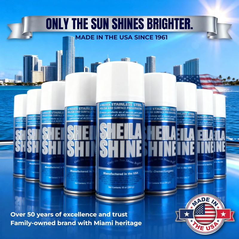Sheila Shine 3oz Stainless Steel Cleaner and Polish - Cleans,