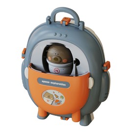Stimulation Pretend Backpack Playset Multi Functional Portable Pretend Backpack Playing Toy Type 3