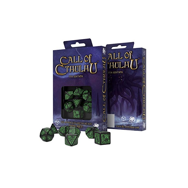 Raven Richiamo di Cthulhu Dadi, RDCTD21, multicolore