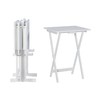Powell Gemma Tray Table, White