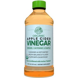 Country Farms Organic Apple Cider Vinegar With Ginger, Cayenne & Maple 16 oz (Pack of 2)