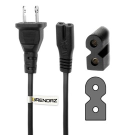 BRENDAZ - AC Polarized Power Cord Compatible w/Bose SoundTouch 520 Home Theater System, SA-5 Amplifier, Companion 3, 5 Multimedia Speaker System, CineMate 15 Home Theater Speaker System (6-Feet)
