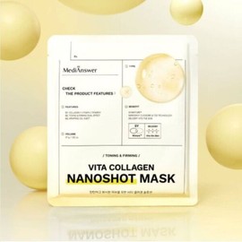 UnKnown Miracle House MediAnswer Vita Collagen Nanoshot Mask 5pcs 797070 / 미라클하우스 메디앤서 비타 콜라겐 나노샷 마스크5매입 797070