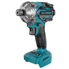 DIYtoolifz Cordless Impact Driver 1/4" Compatible with Makita 18V Battery (Bare Tool), 2800 In-lbs Brushless Impact Drill, 3900 RPM Compact Driver Tool for Home Projects, Auto-Stop & LED Light