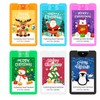 Dansib 6 Pcs Christmas Hand Sanitizer Spray Bulk Red Xmas
