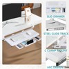 ETHU Keyboard Tray Under Desk, Pull Out Keyboard & Mouse