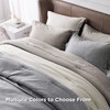 Bedsure Queen Comforter Set - Taupe Soft Bedding for All