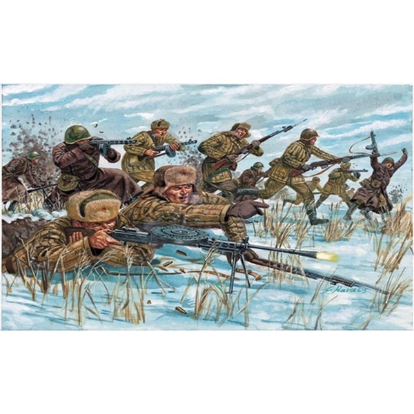 Italeri 510006069 - 1:72 WW2 - Russ Infanterie Winter Unif,
