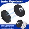 Pack of 10 Neodymium Magnets with M6 Threaded Bolts, 43