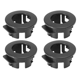 X AUTOHAUX 4pcs 89348-28100 Car Bumper PDC Parking Assist Sensor Retainer Holder Bracket for Toyota Black