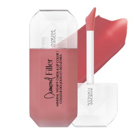 Physicians Formula, Mineral Wear Diamond Filler Cheek and Lip Colour, Lip and Cheek Colour with Serum-to-Cream Consistency, Plumping Multi-Use Formula, Contains Vitamin E, Radiant Pink