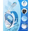 Full Face Snorkel Mask 180° Panoramic View Anti-leak Anti-fog Snorkeling