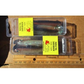 Big Bite Baits 2pks HERRING 4"  PADDLE TAIL SWIM MINNOWS Bass Big Bite Baits Saltwater Lures