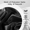 P Pothuiny 2 Pcs Satin Pillowcase for Cervical Pillow, Smooth