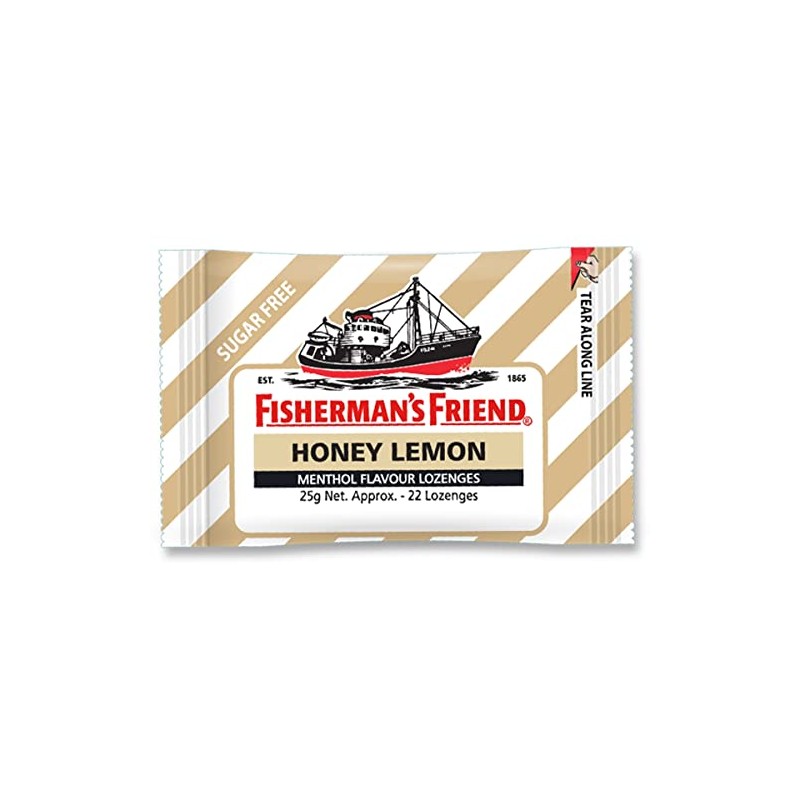 Fishermans Friend Honey Lemon Sugar Free 25g x 12