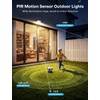 nibuuecer Solar Fence Lights Outdoor with Motion Sensor, 8 Pack