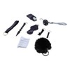 9pcs Safety Keychain Set Loud Alarm Wrist Strap Whistle PU
