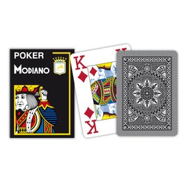 Modiano 3004881 Poker 4 Jumbo Index - Black