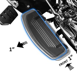 Mofun Driver Floorboard Relocation Brackets Compatible with Harley Touring Street Road Electra Glide Road King Trikes Motorcycle Foot Control 2017-2025