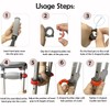 Crutch Hand Grips Kits, Elderly Solid Replacement Cushion Handles Cane