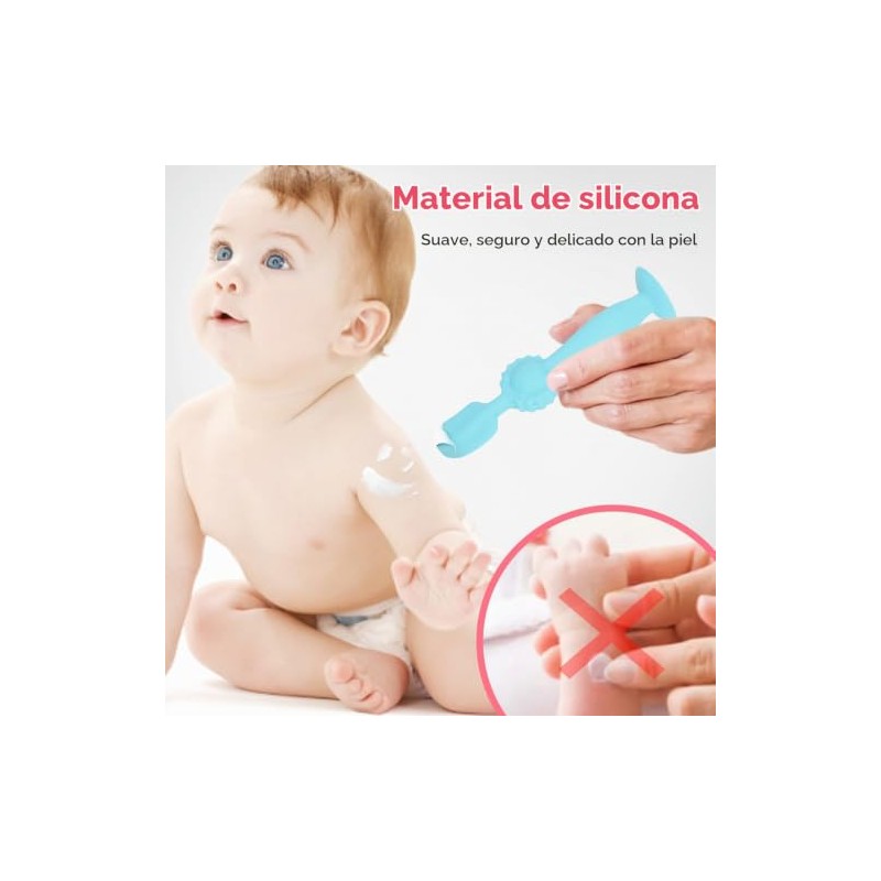 Marhynchus Aplicador de Crema para Glúteos de bebé Suave Espátula