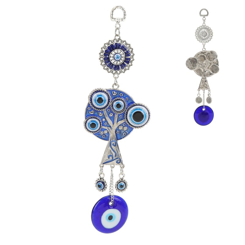 Evil Eye Pendant Life Tree Design Prevent Bad Energy Bring
