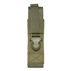Torch Bag, Waterproof Pocket Tool Bag, Tactical Belt Bag for Torches, LED Flashlights Holster for Hunting, Camping, Hiking Outdoors, Green, Classique
